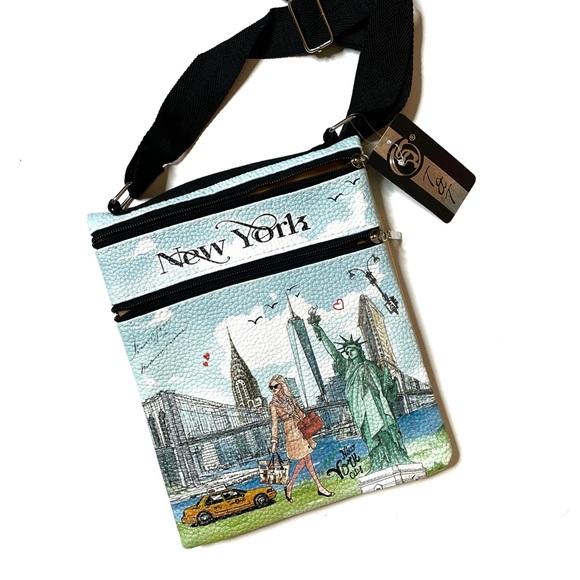 New York Themed Crossbody Bag Purse NWT - Picture 3 of 8